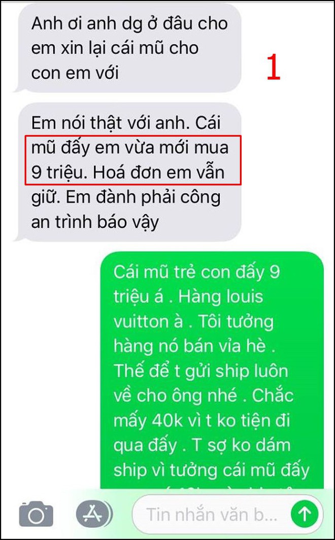 H&#224;nh kh&#225;ch để qu&#234;n mũ của con tr&#234;n taxi rồi &quot;h&#233;t&quot; gi&#225; 9 triệu bắt t&#224;i xế ship trả, nếu kh&#244;ng sẽ b&#225;o c&#244;ng an can thiệp - Ảnh 2.