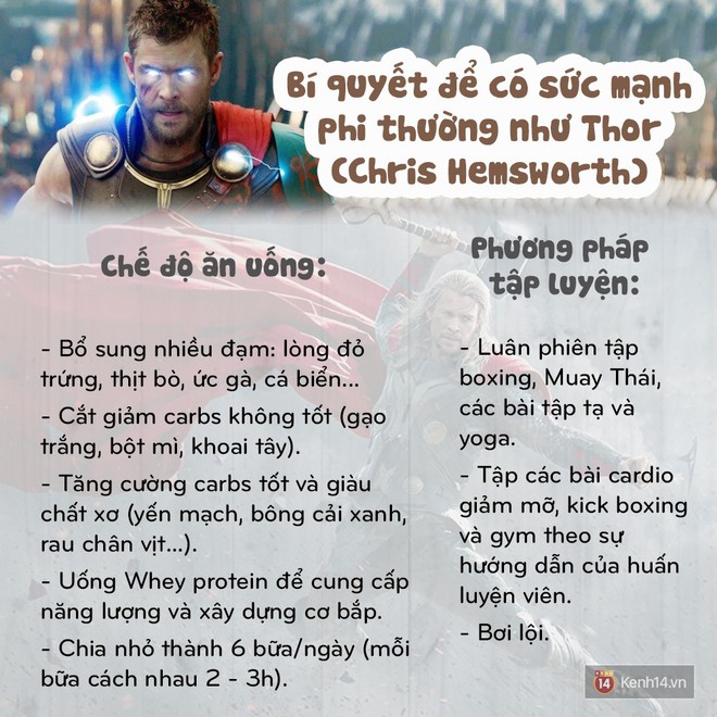 Để có sức mạnh phi thường trong Infinity War, hãy học theo bí quyết tập luyện của Thor (Chris Hemsworth) - Ảnh 8.