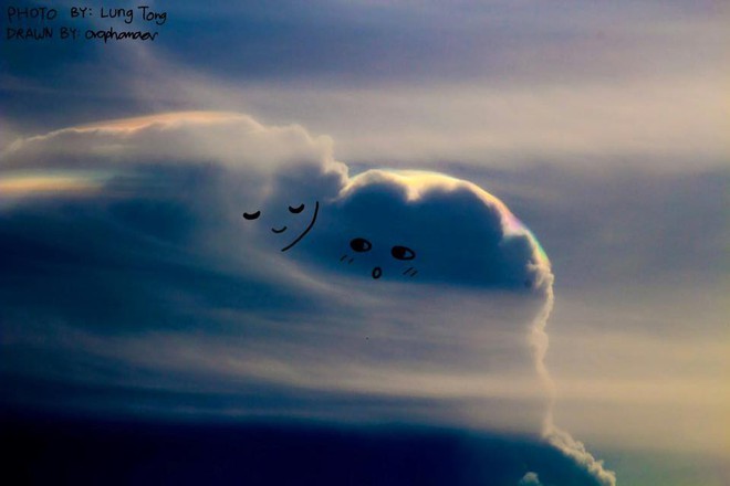 Danh tính tác giả của những bức vẽ đám mây cực dễ thương đang gây sốt MXH - Ảnh 5.