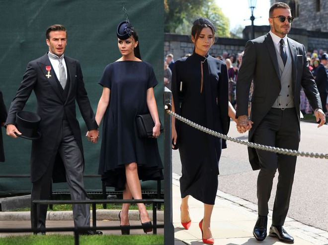 Truyền thống đi đám cưới hoàng gia của Victoria Beckham: luôn mặc đồ tối màu nhưng sang chảnh ngất trời - Ảnh 4.