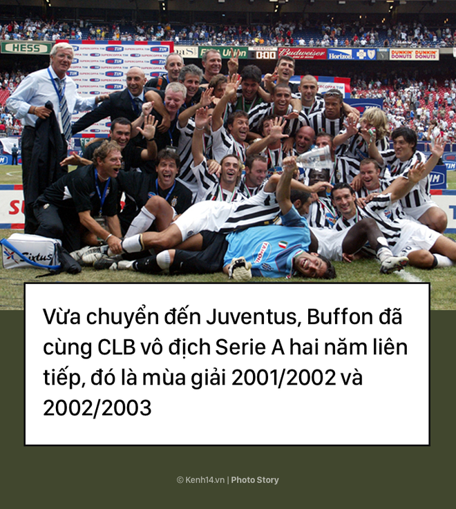 Nh&igrave;n lại h&agrave;nh tr&igrave;nh 17 năm thăng trầm của Người nhện Buffon v&agrave; Juventus - Ảnh 5.