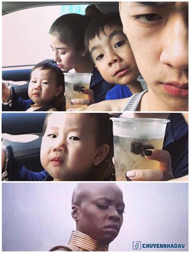 Loạt ảnh chế meme đưa Đậu nhà Nam Thương - Ba Duy lên ngôi em bé có gương mặt giải trí nhất MXH - Ảnh 15.