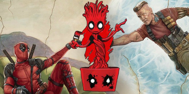 Bé Groot được diện xiêm y đỏ choét chúc mừng thành công của bựa nhân Deadpool 2 - Ảnh 2.
