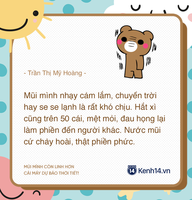 Tr&ecirc;n đời n&agrave;y c&oacute; một kiểu người bị dị ứng thời tiết, mũi b&aacute;o mưa b&aacute;o nắng c&ograve;n si&ecirc;u hơn đ&agrave;i - Ảnh 1.