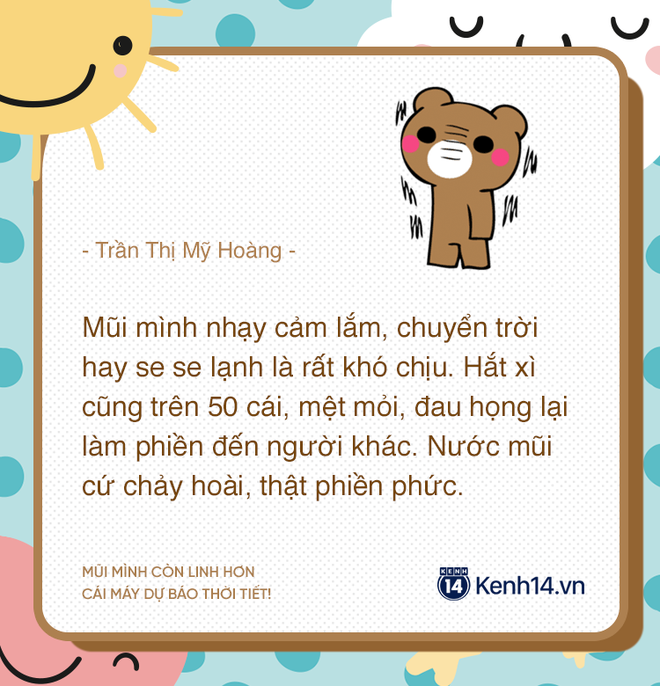 Trên đời này có một kiểu người bị dị ứng thời tiết, mũi báo mưa báo nắng còn siêu hơn đài - Ảnh 1.