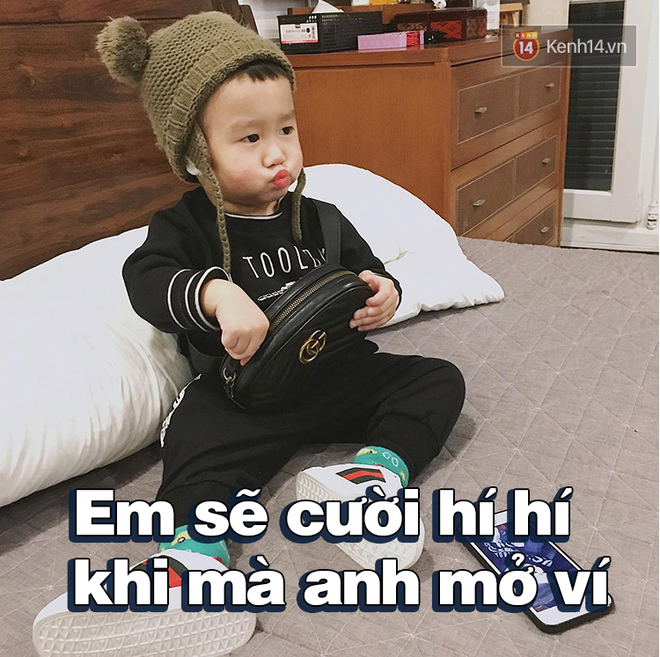 Nhật ký sắp 2 tuổi bằng meme đầy khí chất của Nguyễn Tùng Xoài - con trai Trang Lou và Tùng Sơn - Ảnh 9.