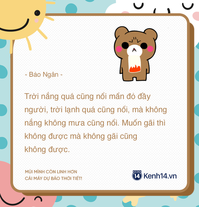 Tr&ecirc;n đời n&agrave;y c&oacute; một kiểu người bị dị ứng thời tiết, mũi b&aacute;o mưa b&aacute;o nắng c&ograve;n si&ecirc;u hơn đ&agrave;i - Ảnh 9.