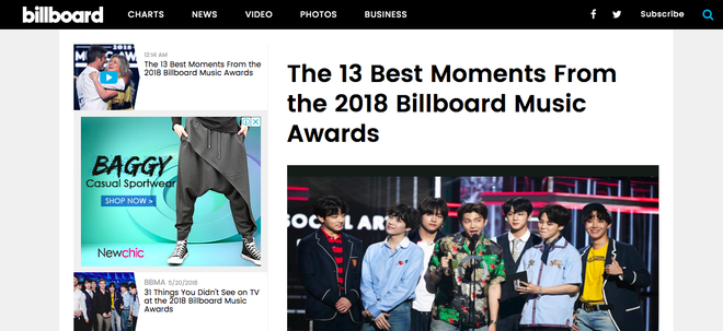 Em út BTS lọt top 13 khoảnh khắc xuất sắc nhất Billboard 2018, nhưng là nhờ... múi bụng sexy như thần điêu khắc? - Ảnh 1.