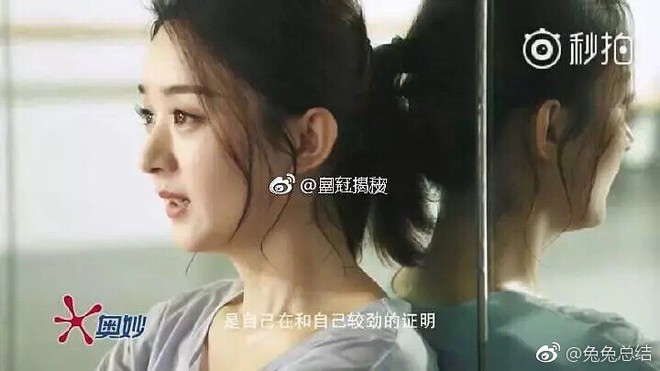 Hết bị ch&ecirc; n&oacute;i tiếng Anh dở, Triệu Lệ Dĩnh lại d&iacute;nh phốt d&ugrave;ng diễn vi&ecirc;n đ&oacute;ng thế cho clip quảng c&aacute;o - Ảnh 7.