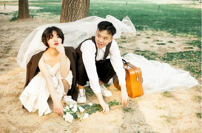 Bộ ảnh cưới m&ugrave;a h&egrave; của c&ocirc; d&acirc;u t&oacute;c ngắn đi gi&agrave;y thể thao gi&uacute;p bạn định nghĩa lại về c&aacute;i đẹp - Ảnh 5.