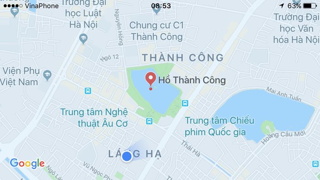 H&agrave; Nội: Ph&aacute;t hiện x&aacute;c nam giới ở hồ Th&agrave;nh C&ocirc;ng - Ảnh 1.