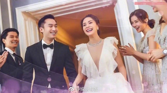Tr&ograve;n 10 năm tủi hờn v&igrave; scandal ảnh sex, Chung H&acirc;n Đồng kh&oacute;c như mưa trong h&ocirc;n lễ đẹp như cổ t&iacute;ch của m&igrave;nh - Ảnh 5.
