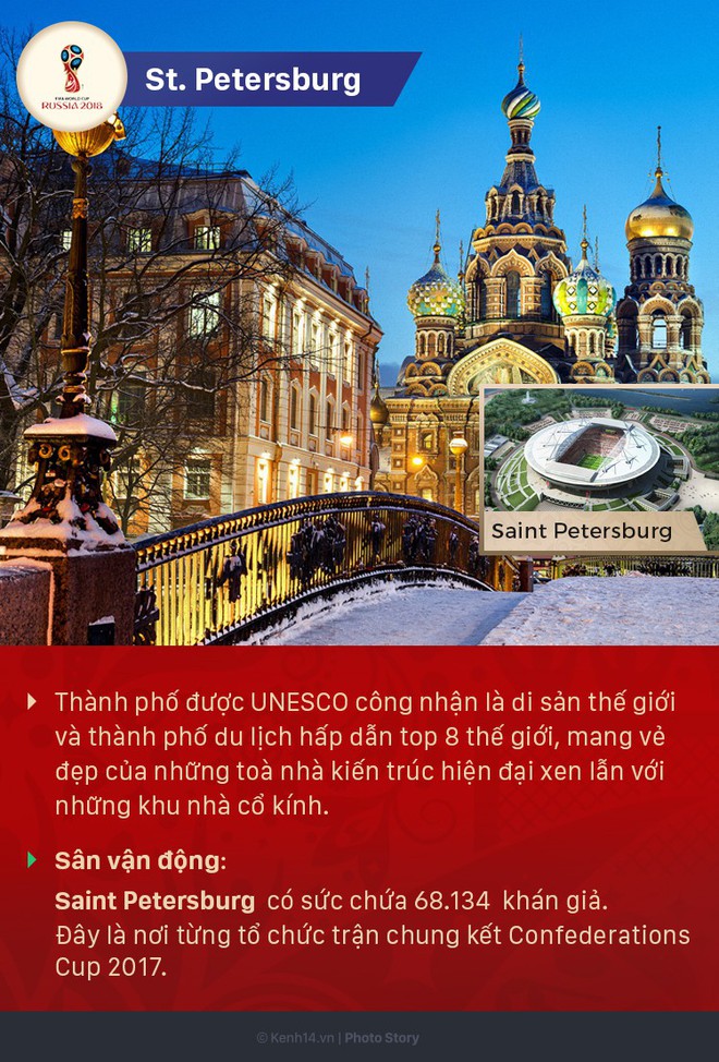 C&ugrave;ng t&igrave;m hiểu vẻ đẹp nước Nga qua 11 th&agrave;nh phố đăng cai World Cup 2018 - Ảnh 3.