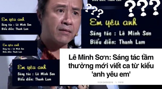 Phát biểu người tầm thường mới viết ca từ anh yêu em nhưng Lê Minh Sơn có nhớ mình từng sáng tác ca khúc tên Em yêu anh không? - Ảnh 5.