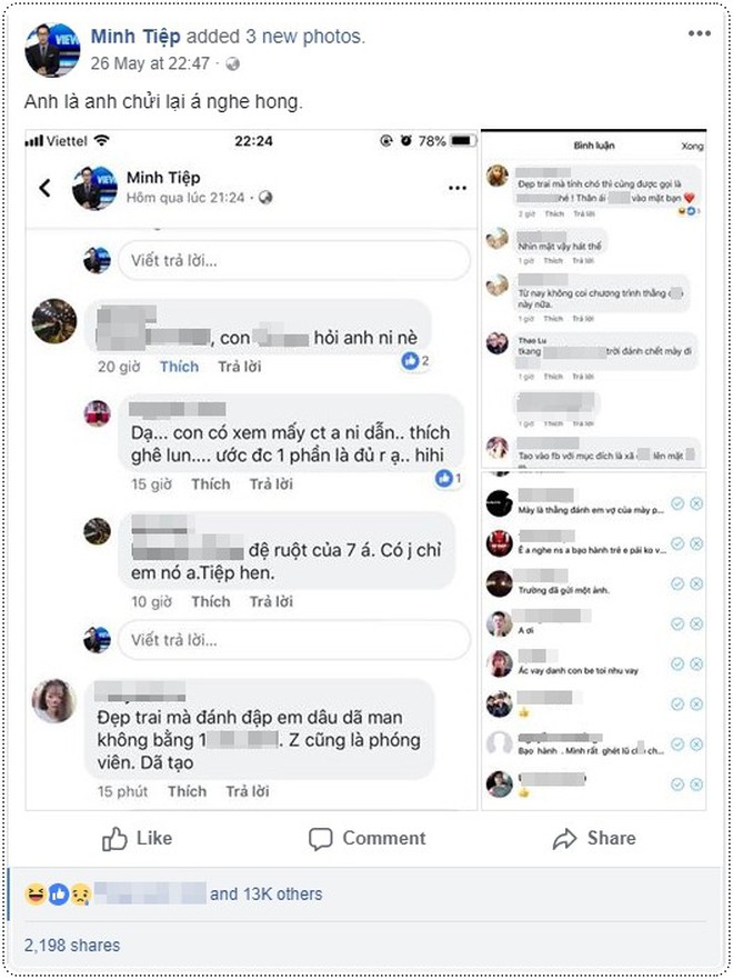 BTV Minh Tiệp VTC, nam diễn vi&#234;n Minh Tiệp khủng hoảng, c&#244;ng việc đảo lộn do bị nhầm lẫn với BTV bị em vợ tố bạo h&#224;nh - Ảnh 3.