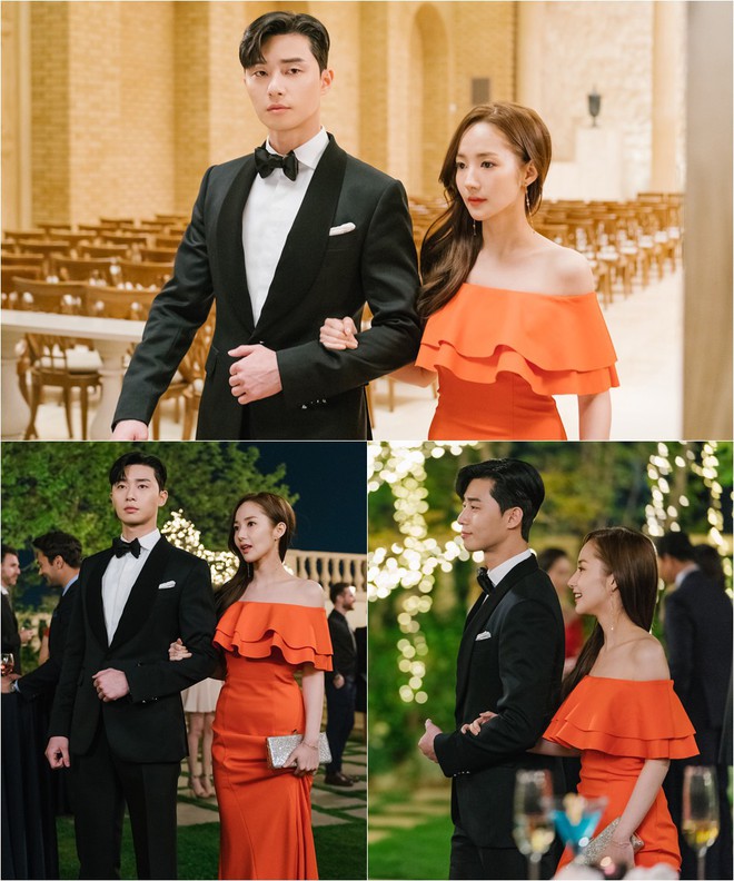 Trước giờ to&agrave;n đẹp lồng lộn, Park Min Young bỗng qu&ecirc; m&ugrave;a kh&oacute; nhận ra b&ecirc;n Park Seo Joon - Ảnh 4.