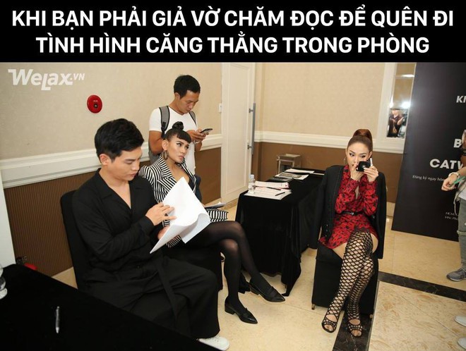 Đố bạn biết khoảng c&aacute;ch n&agrave;o l&agrave; xa nhất? C&oacute; phải khoảng c&aacute;ch giữa Ho&agrave;ng Yến v&agrave; Minh Hằng trong c&ugrave;ng một căn ph&ograve;ng kh&ocirc;ng? - Ảnh 11.
