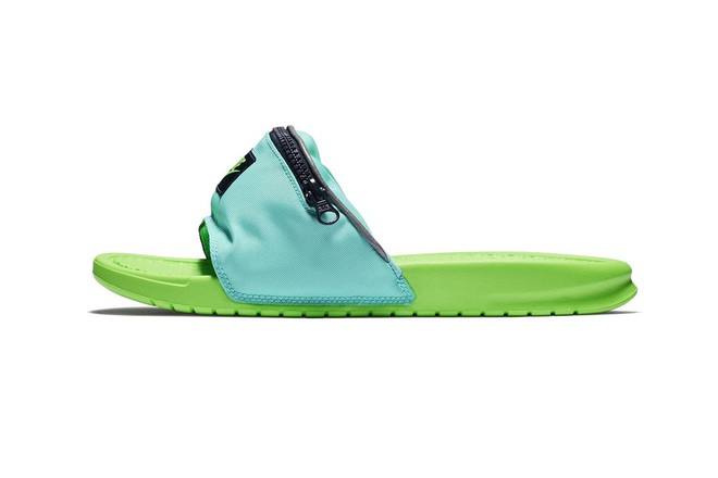 Khi bạn đi chơi m&agrave; kh&ocirc;ng muốn mang theo t&uacute;i, đừng bỏ qua mẫu d&eacute;p-waist bag độc đ&aacute;o của Nike - Ảnh 4.