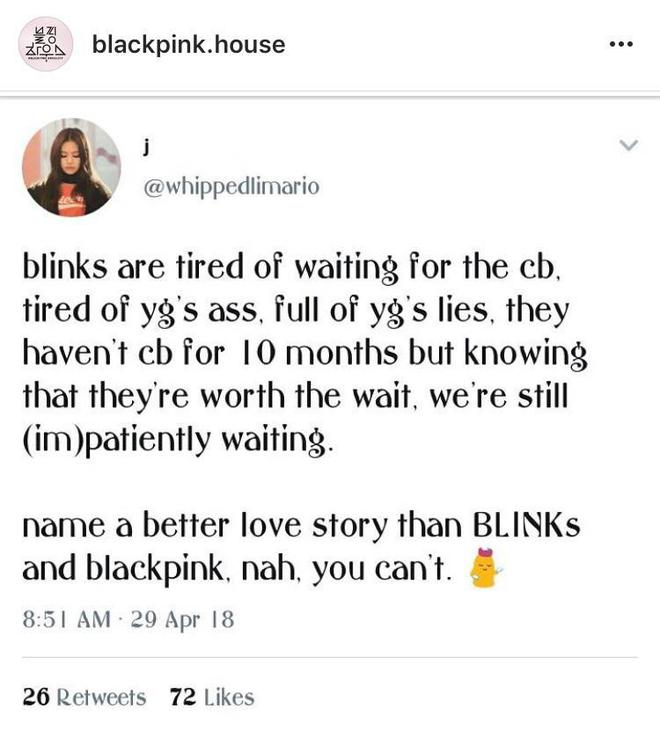 Fan tiếp tục hack Instagram để đ&ograve;i YG ra album mới cho Black Pink - Ảnh 1.