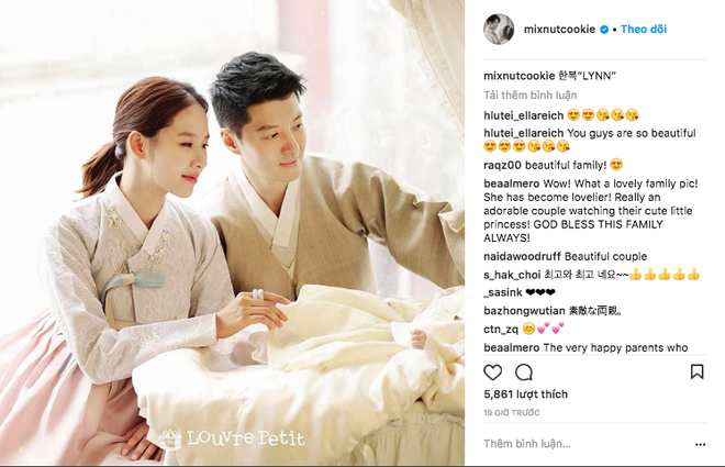 Chỉ với bức ảnh đầu ti&ecirc;n b&ecirc;n con đầu l&ograve;ng, vợ chồng con ghẻ Lee Dong Gun đ&atilde; thay đổi c&aacute;ch nh&igrave;n của c&ocirc;ng ch&uacute;ng - Ảnh 2.