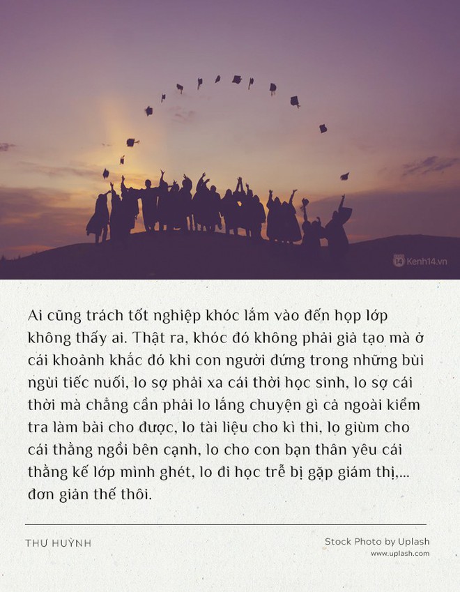 Ngày tốt nghiệp cấp 3, ôm nhau khóc làm gì để sau này họp lớp không ai đi - Ảnh 1.