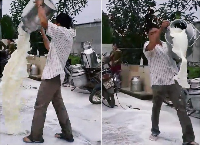 Vợ người n&ocirc;ng d&acirc;n đổ sữa trắng x&oacute;a mặt đường ở Nghệ An: &ldquo;Ch&uacute;ng t&ocirc;i vẫn nhập sữa b&igrave;nh thường, mức gi&aacute; bao nhi&ecirc;u th&igrave; chưa biết&rdquo; - Ảnh 3.