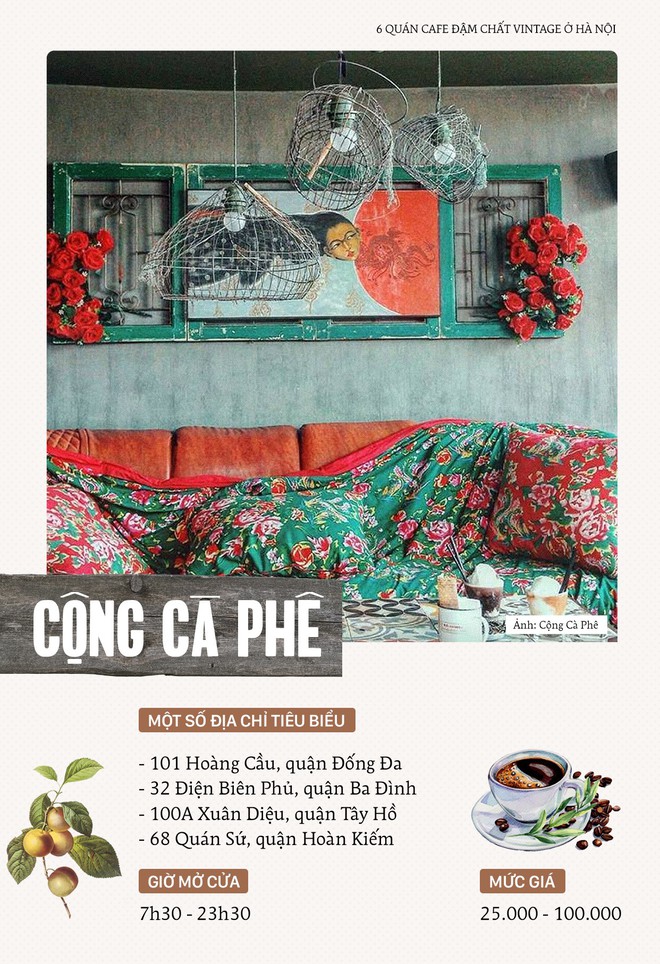 6 quán cà phê vintage mà những người say đắm sự hoài cổ không thể bỏ qua - Ảnh 1.