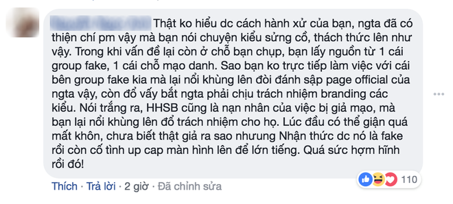 Dù biết là đọc phải page giả, Rocker Nguyễn vẫn chỉ trích và dọa fanpage HHSB xịn phải... tự giải quyết trong 24h - Ảnh 9.