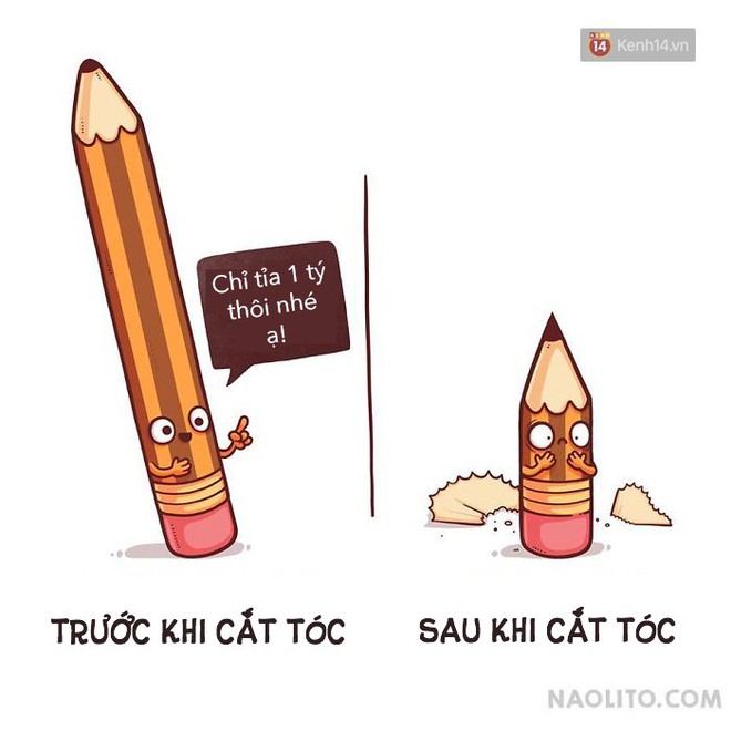 Bộ tranh: Trước và sau khi miêu tả cuộc sống của con người được lấy ý tưởng từ bánh donut, khối rubik... cực dễ thương - Ảnh 11.