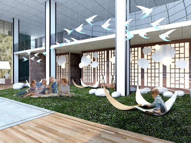 Xây dựng trung tâm chăm sóc người già và trẻ nhỏ từ cây tre, nữ du học sinh Việt đạt giải thiết kế tại Mỹ - Ảnh 3.