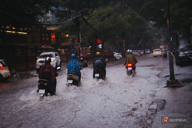 Cửa ngõ sân bay Tân Sơn Nhất ngập nước và kẹt xe kinh hoàng sau mưa lớn, người dân chôn chân hàng giờ đồng hồ - Ảnh 10.