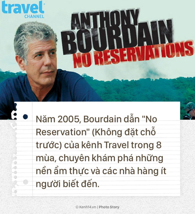 Anthony Bourdain và hành trình cống hiến cho ẩm thực của người đầu bếp tài hoa này - Ảnh 5.