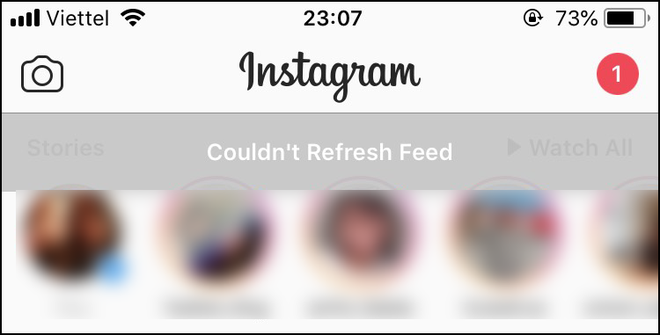 Instagram đang gặp lỗi không thể load ảnh và tải dữ liệu ở rất nhiều nơi trên thế giới - Ảnh 1.