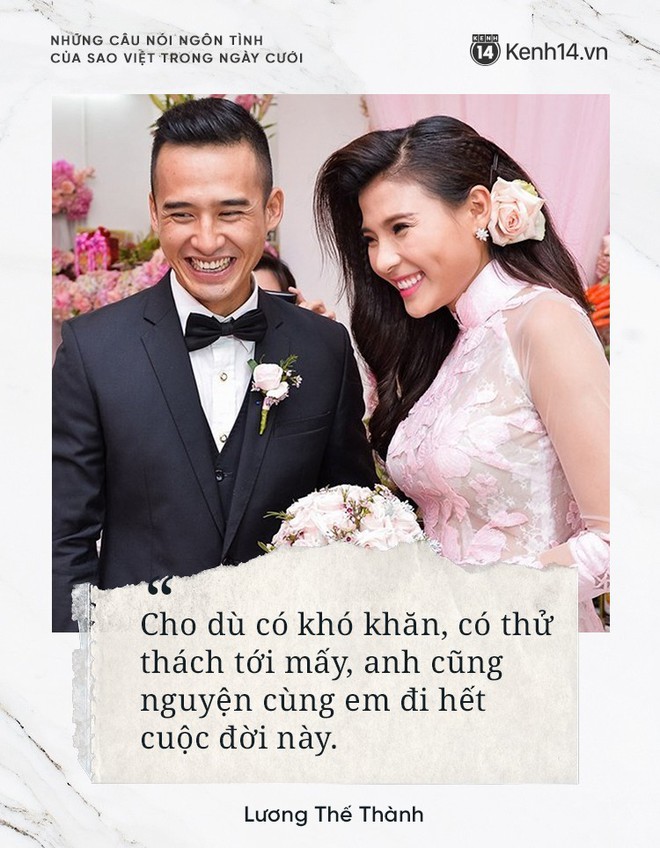 “Lụi tim” với những câu nói đậm chất ngôn tình của nửa kia dành tặng cho sao Việt trong ngày cưới - Ảnh 9.