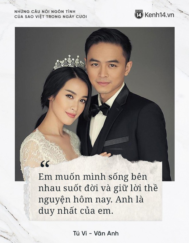 “Lụi tim” với những câu nói đậm chất ngôn tình của nửa kia dành tặng cho sao Việt trong ngày cưới - Ảnh 7.
