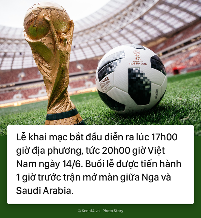 Có gì thú vị để chờ đợi ở lễ khai mạc World Cup 2018? - Ảnh 1.