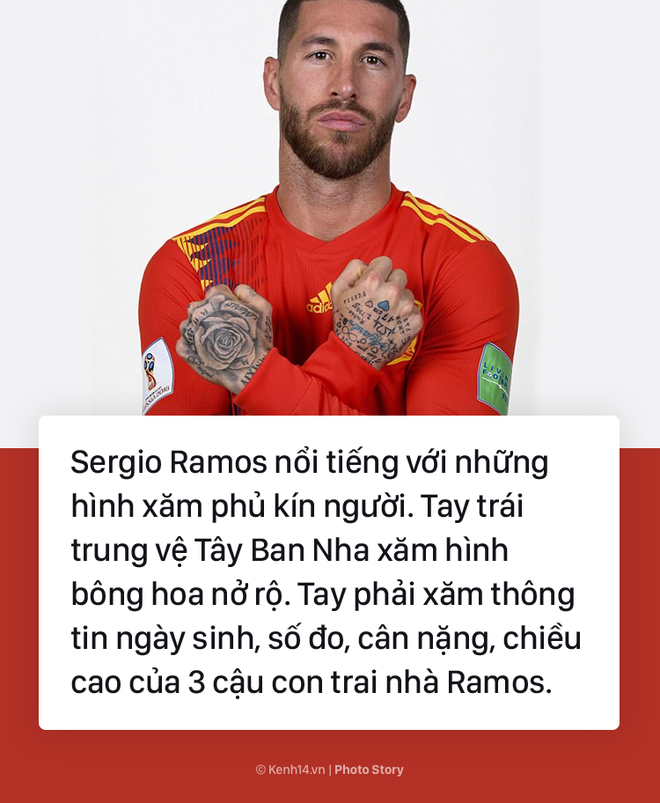 Cầu thủ World Cup có những hình xăm kín tay mang ý nghĩa gì? - Ảnh 1.