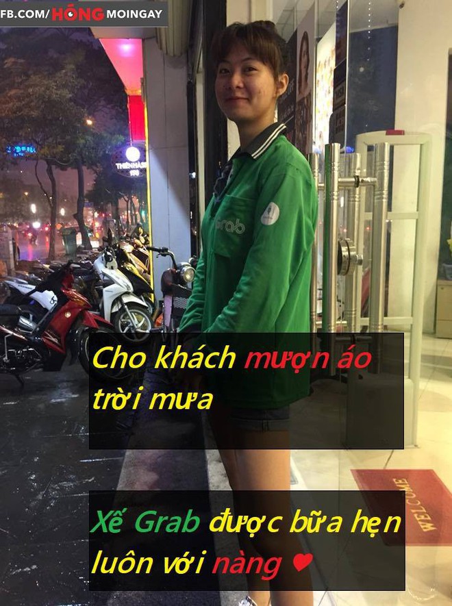 Anh Grab số hưởng nhất năm: Cho cô gái mượn áo che mưa, mấy hôm sau được nàng nhắn tin hẹn hò - Ảnh 1.