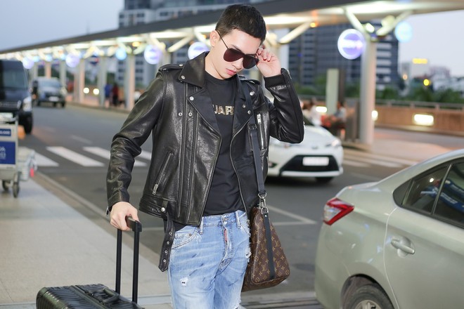 V&otilde; Cảnh diện nguy&ecirc;n c&acirc;y h&agrave;ng hiệu, xuất hiện điển trai tại s&acirc;n bay sang &Yacute; dự Milan Fashion Week - Ảnh 6.
