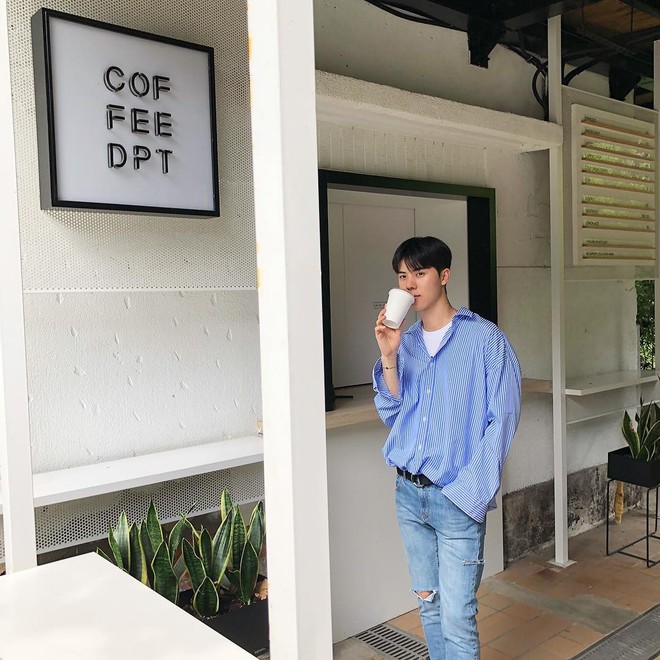 Đỉnh cao Fanboy: Mê Sehun (EXO) đến nỗi thấy mình giống như anh em sinh đôi của thần tượng - Ảnh 3.