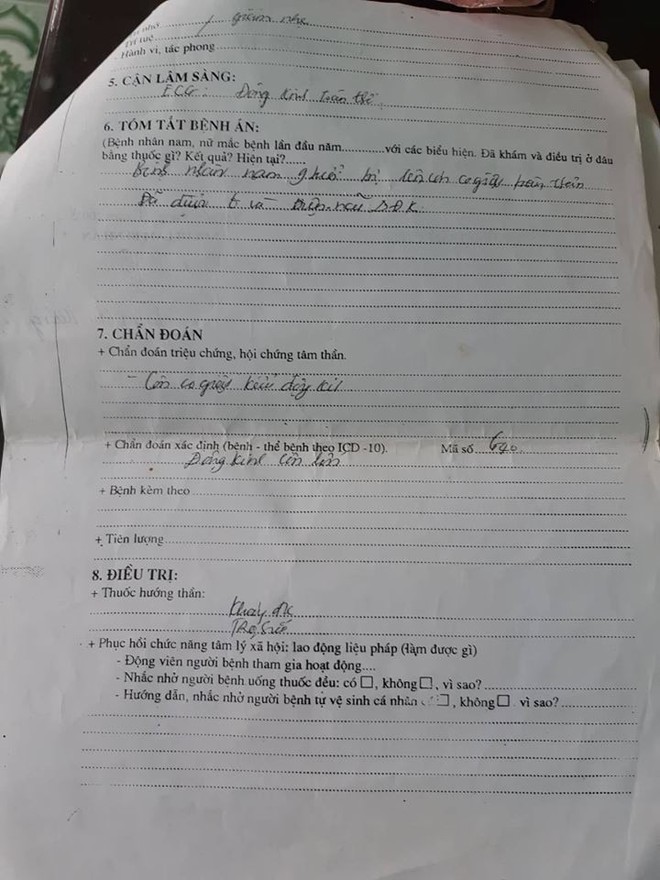 Vụ đánh bạn gái tử vong Hà Nội: Nghi phạm có tiền sử bệnh tâm thần - Ảnh 4.