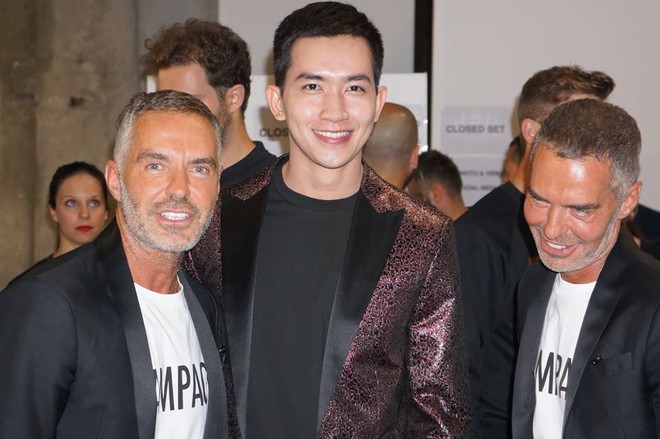 V&otilde; Cảnh được mời dự show, Vũ Khắc Tiệp ngồi h&agrave;ng ghế đầu trong show Dsquared2 tại Tuần lễ thời trang nam Milan 2018 - Ảnh 4.