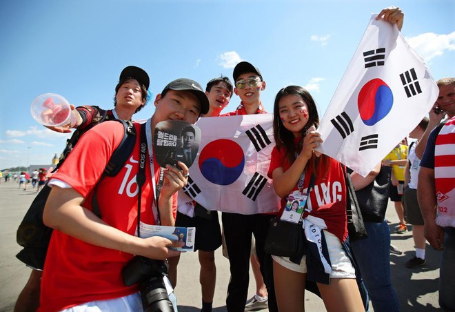 World Cup 2018: Những bóng hồng Hàn Quốc khoe sắc trên khán đài - Ảnh 2.