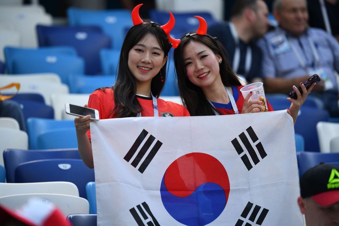 World Cup 2018: Những bóng hồng Hàn Quốc khoe sắc trên khán đài - Ảnh 7.