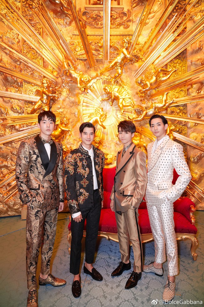 Nam Joo Hyuk, Vương Tuấn Khải, Mario Maurer, Ryo Ryuse đích thị là F4 mới của châu Á tại show Dolce & Gabbana - Ảnh 1.