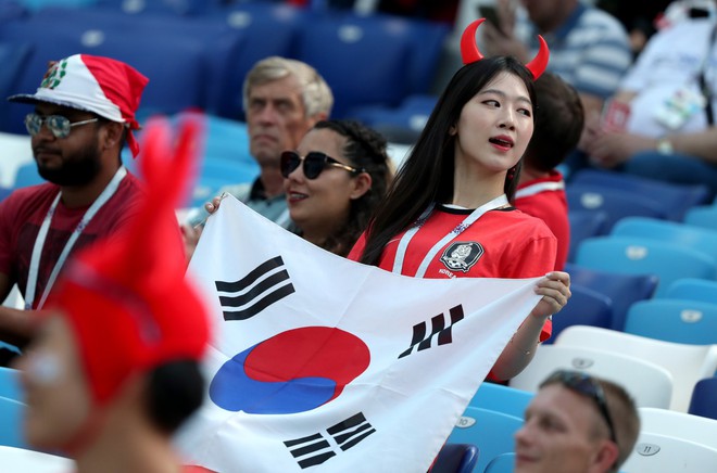 World Cup 2018: Những bóng hồng Hàn Quốc khoe sắc trên khán đài - Ảnh 8.