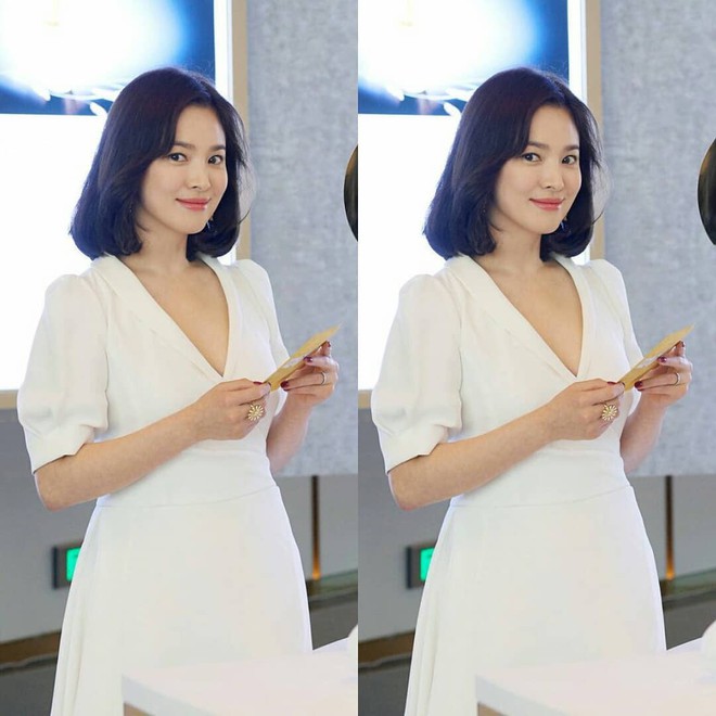 Bên cạnh bộ đồ đen trắng, mái tóc mới của Song Hye Kyo cũng sẽ khiến bạn phải bất ngờ - Ảnh 7.