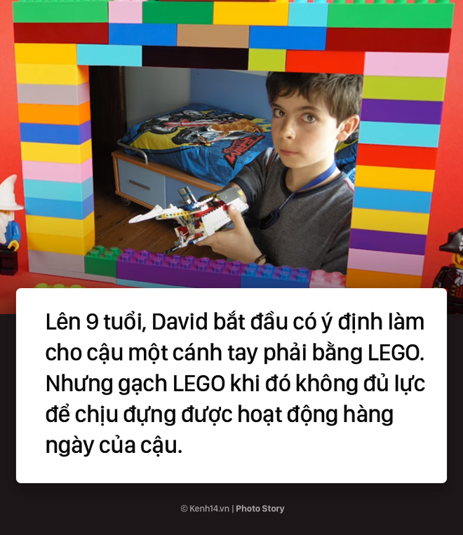 Thanh niên khuyết tật tự lắp tay giả bằng Lego có khả năng chống đẩy như tay xịn - Ảnh 7.