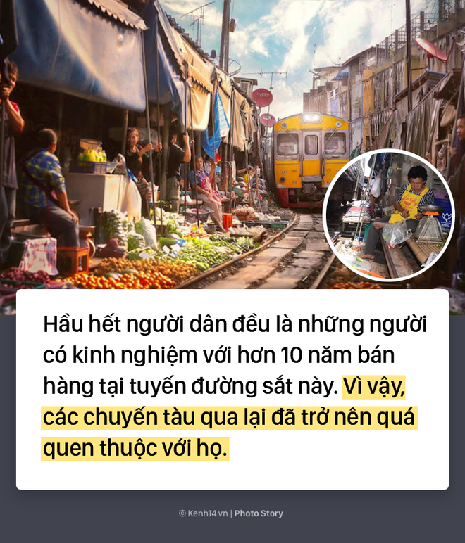 Ở Thái Lan có 1 khu chợ nằm chình ình ngay trên đường ray tàu hỏa - Ảnh 9.