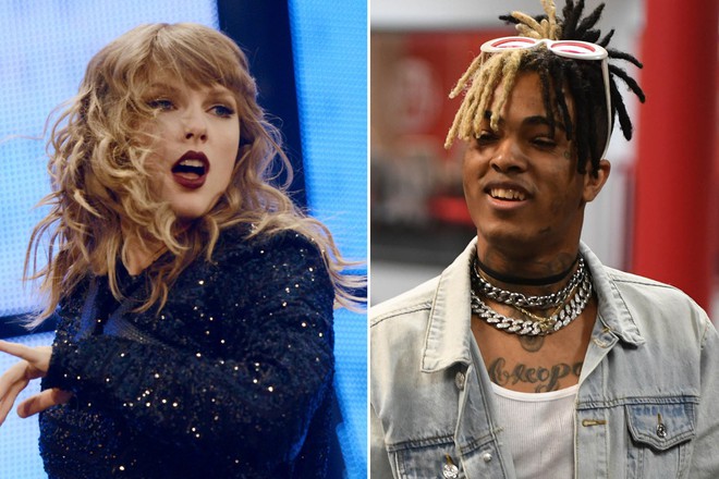 Rapper vừa qua đời XXXTentacion phá tan kỷ lục của Rắn Chúa Taylor Swift - Ảnh 1.